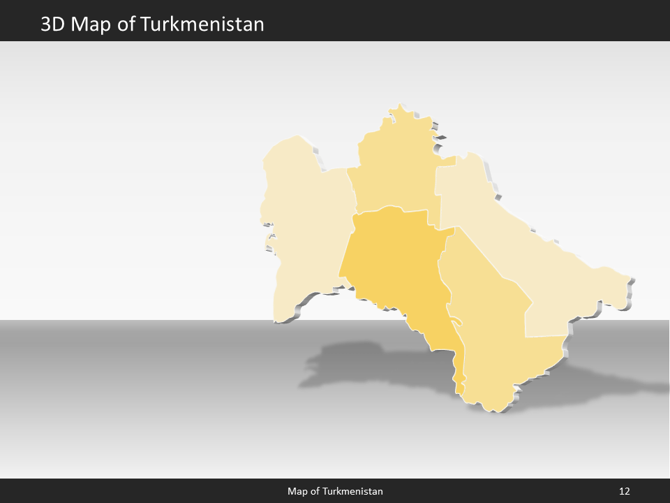 powerpoint map turkmensitan