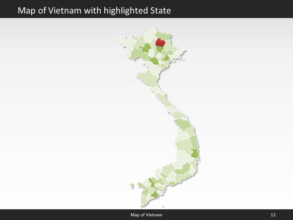 powerpoint map vietnam