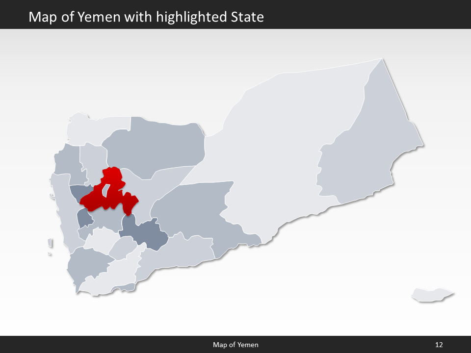 powerpoint map yemen