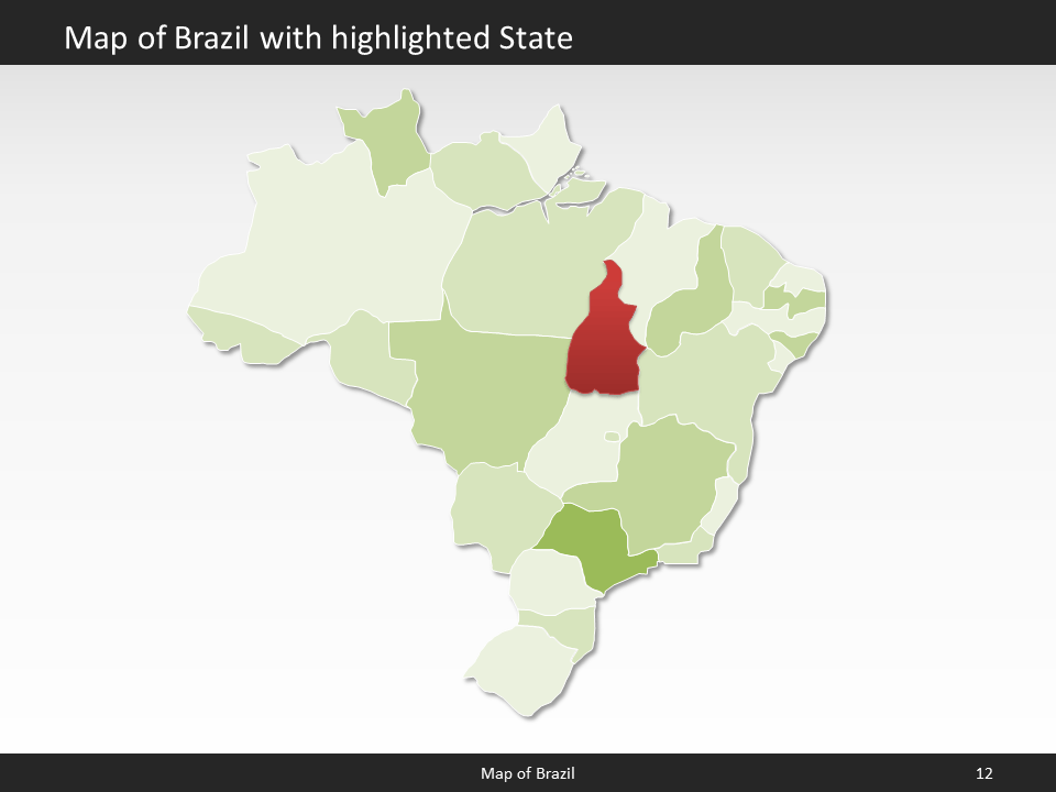 powerpoint map brazil