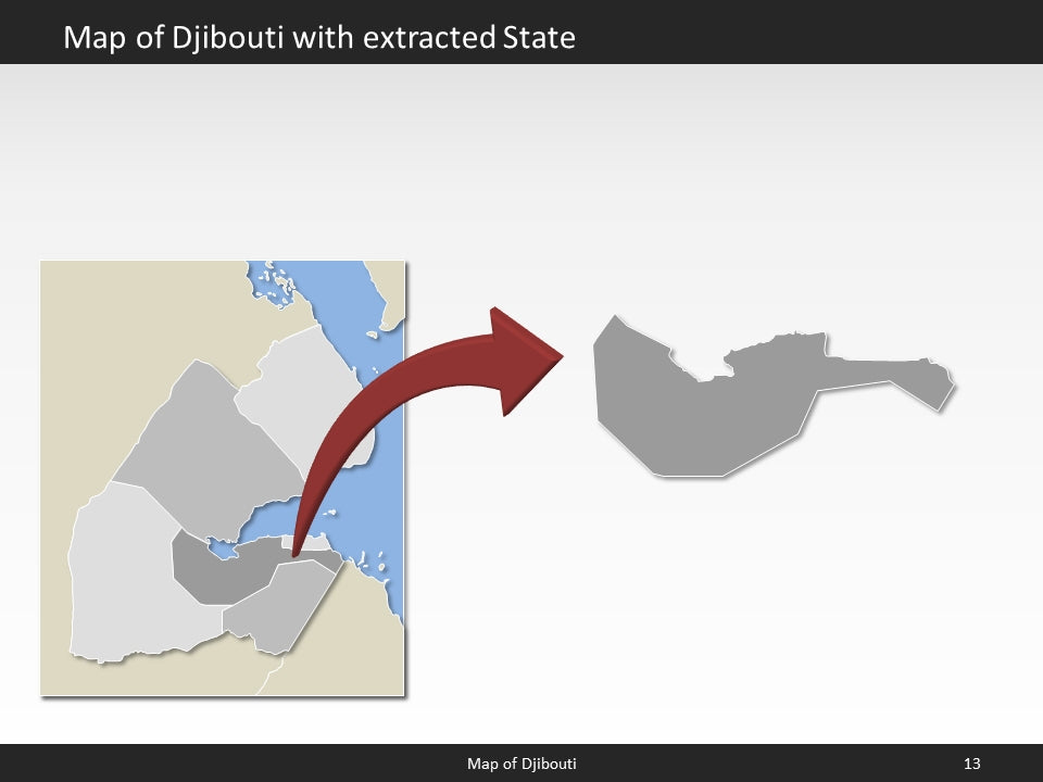 powerpoint map djibouti