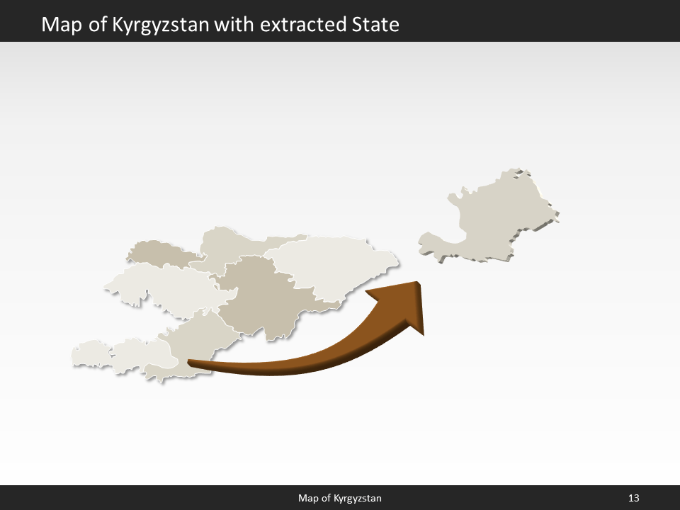 powerpoint map kyrgyzstan