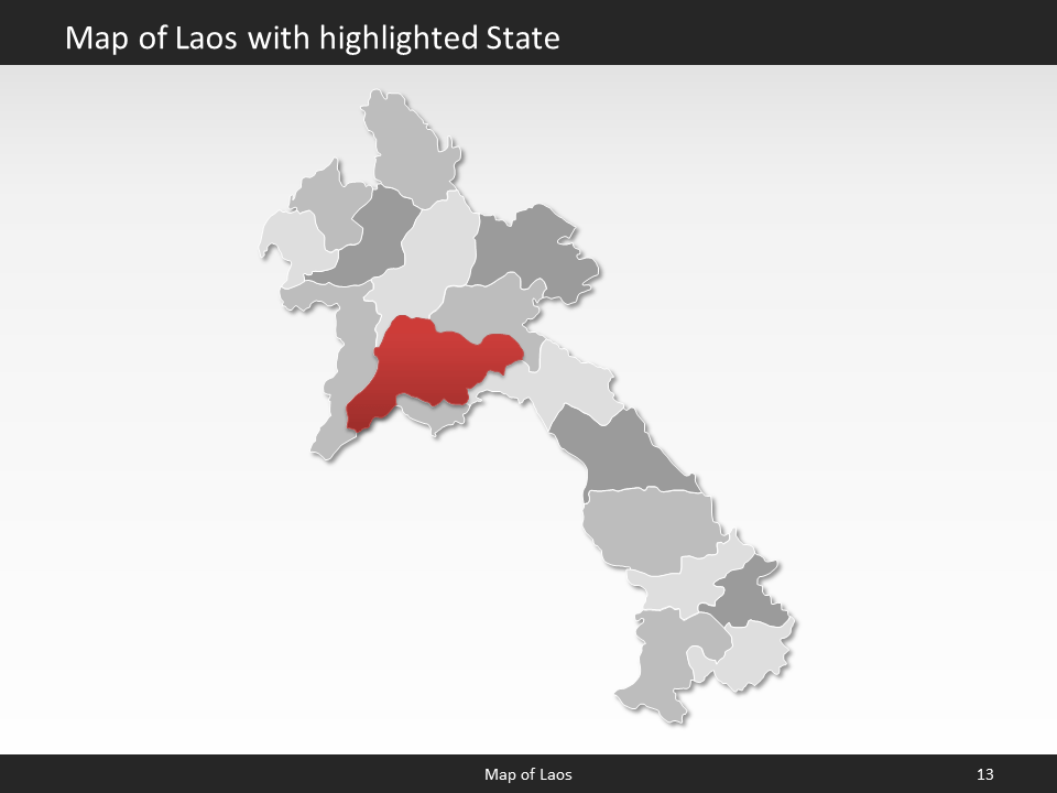 powerpoint map laos
