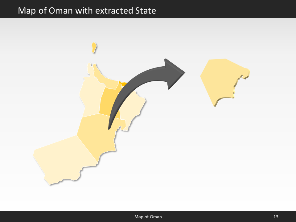 powerpoint map oman