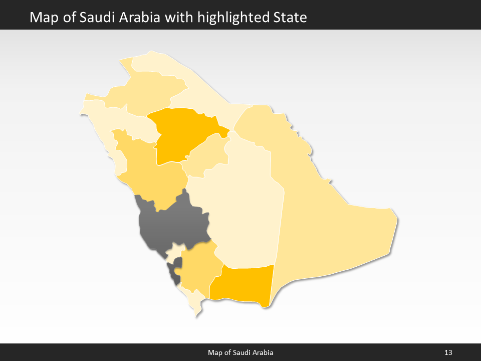powerpoint map saudi arabia
