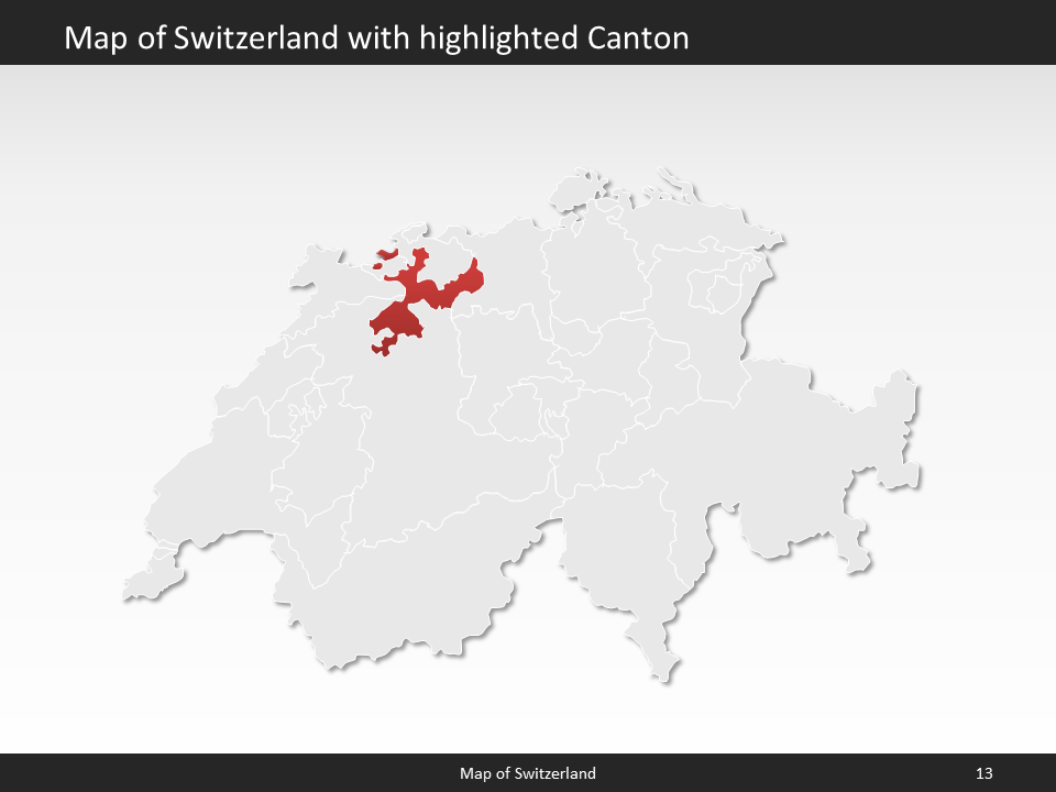 powerpoint map switzerland