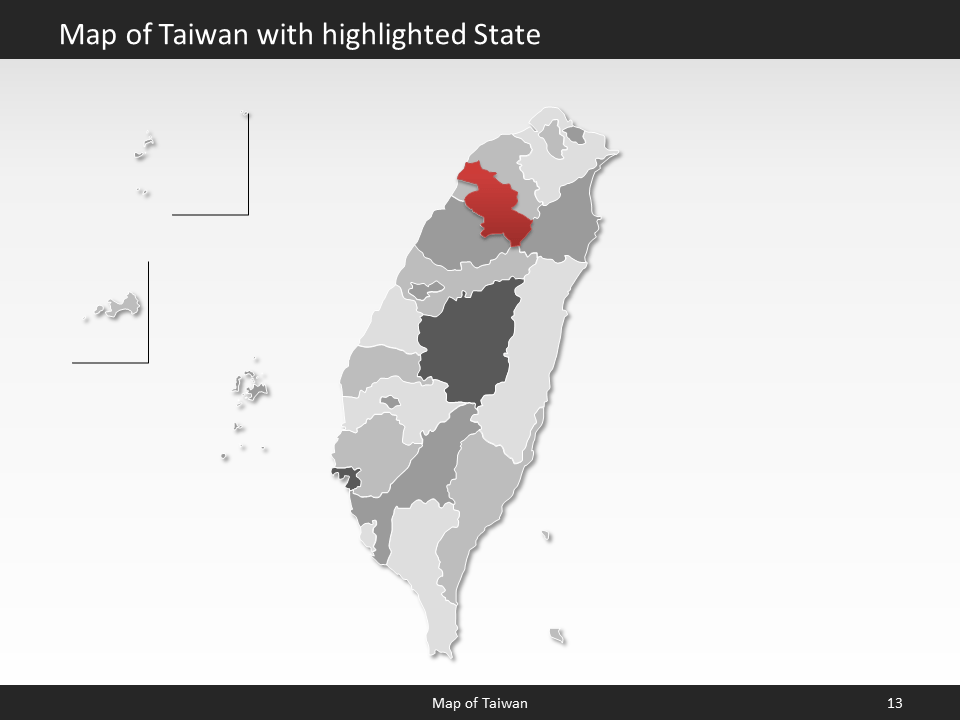 powerpoint map taiwan
