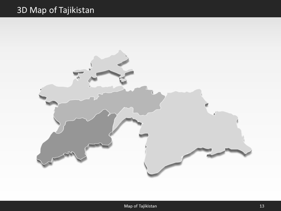 powerpoint map tajikistan