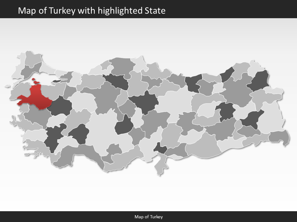 powerpoint map turkey