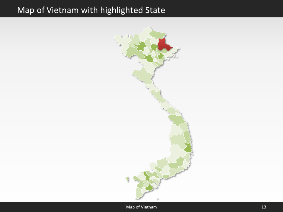 powerpoint map vietnam