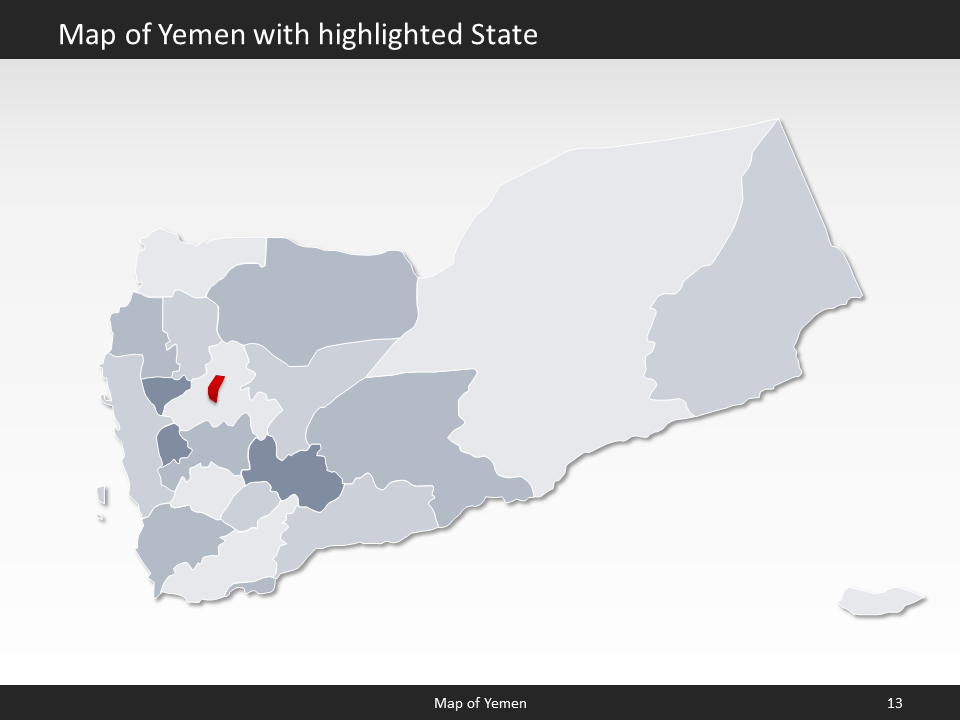 powerpoint map yemen