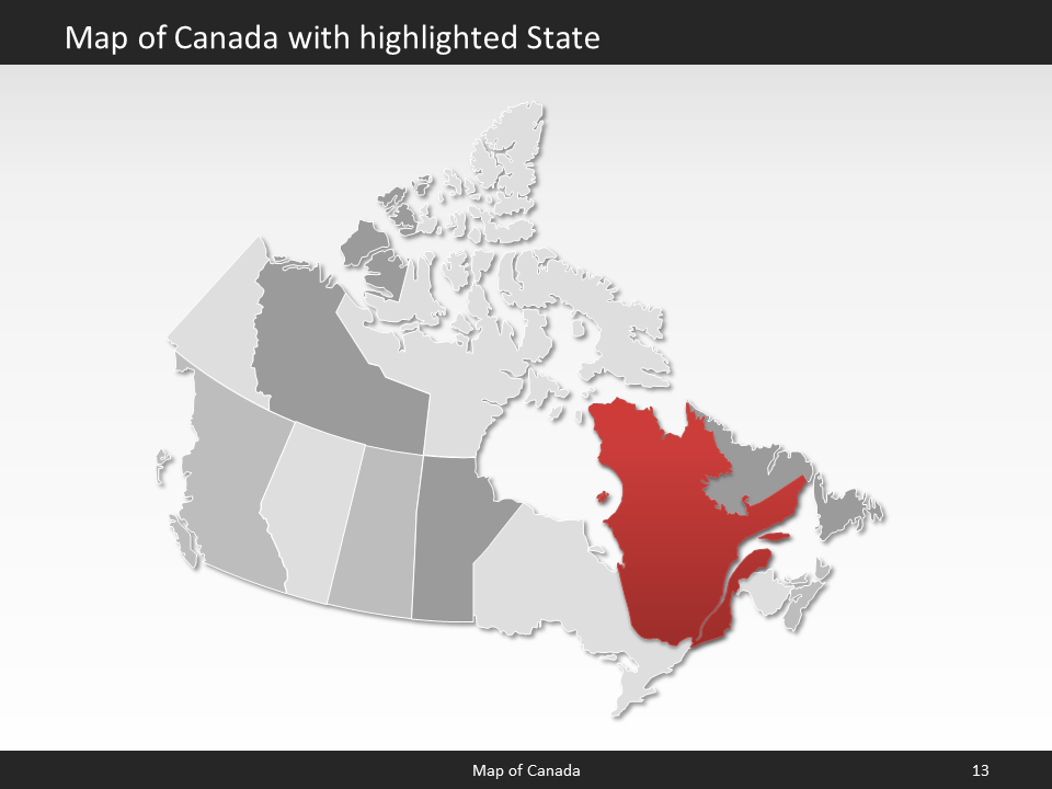 powerpoint map canada