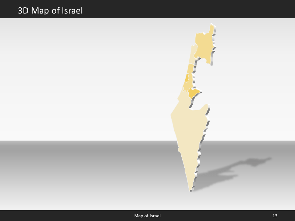 powerpoint map israel
