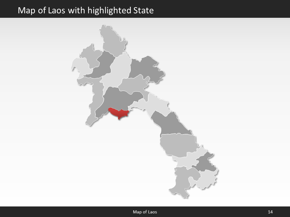 powerpoint map laos