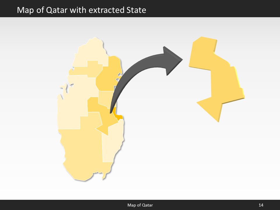 powerpoint map qatar