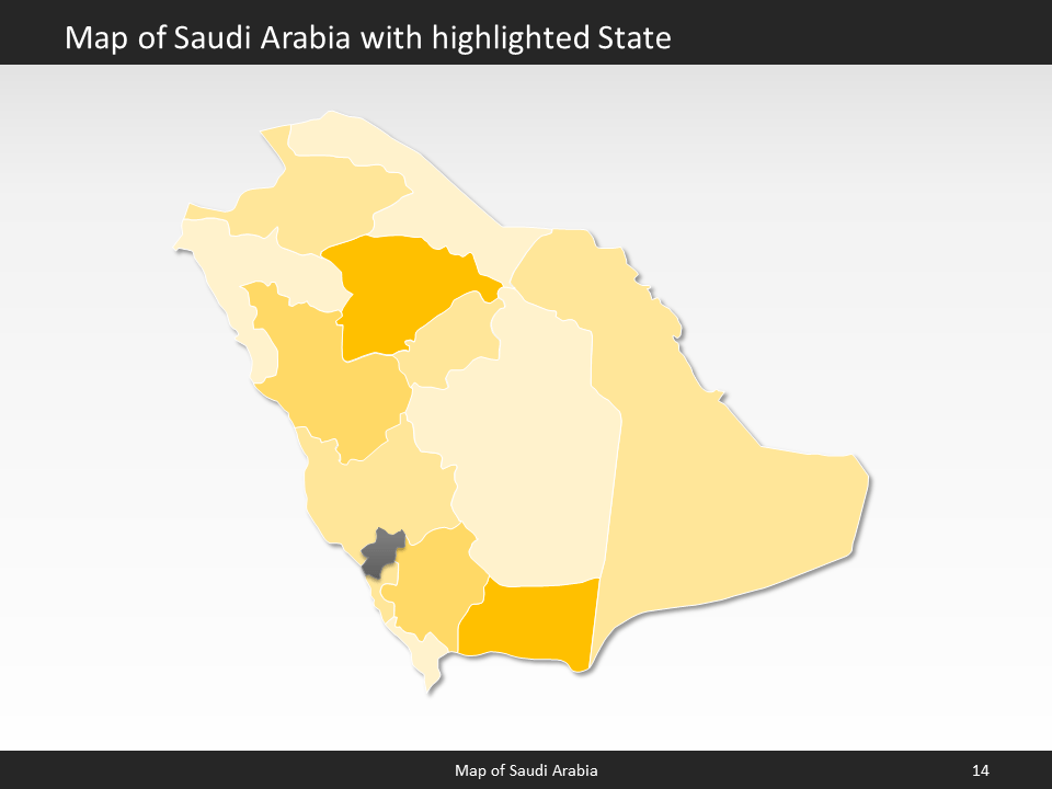 powerpoint map saudi arabia