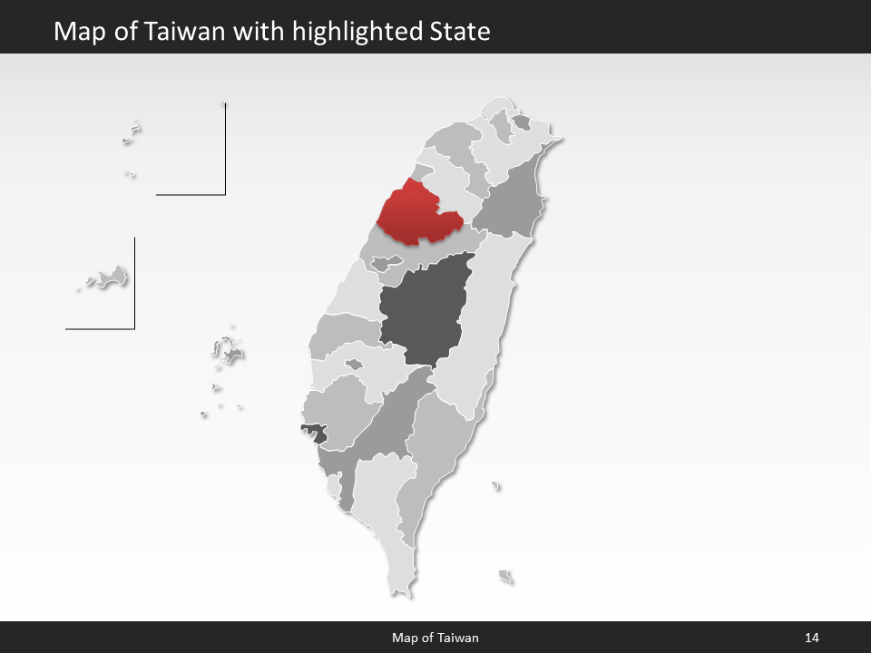 powerpoint map taiwan