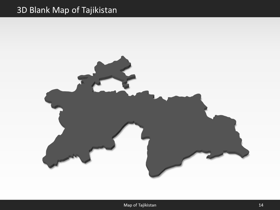 powerpoint map tajikistan