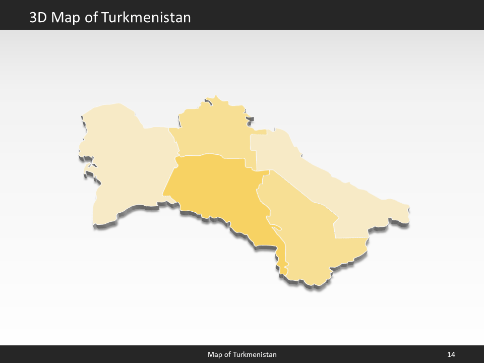 powerpoint map turkmensitan