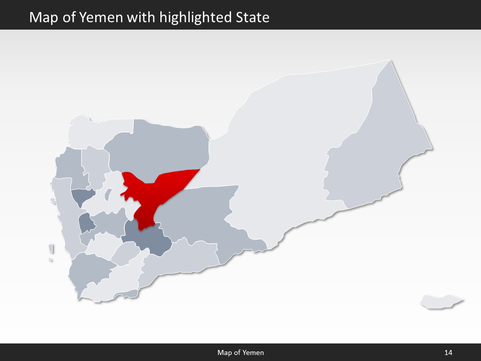 powerpoint map yemen
