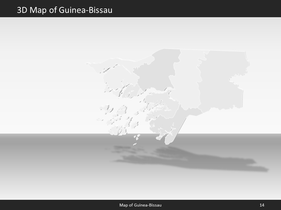 powerpoint map guinea-bissau