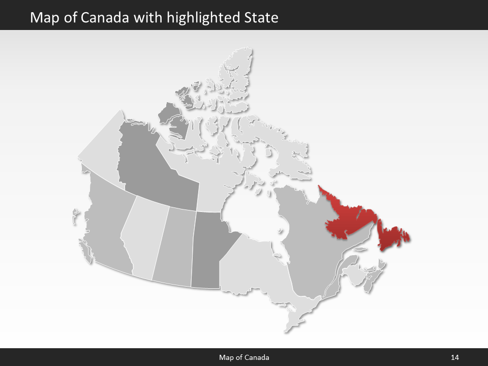 powerpoint map canada