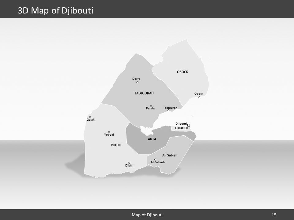 powerpoint map djibouti