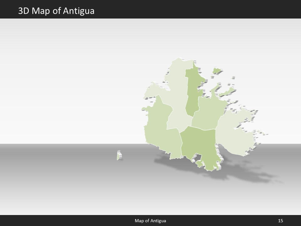 powerpoint map antigua and barbuda