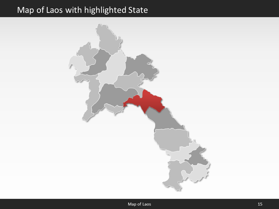 powerpoint map laos