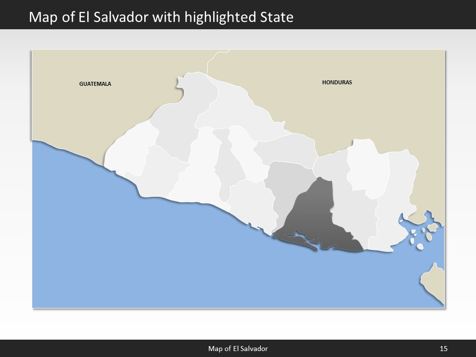 powerpoint map el salvador