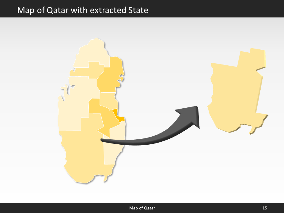 powerpoint map qatar