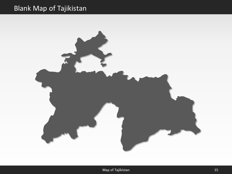 powerpoint map tajikistan