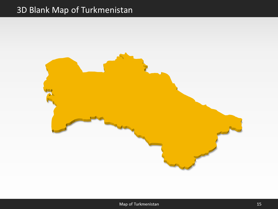 powerpoint map turkmensitan