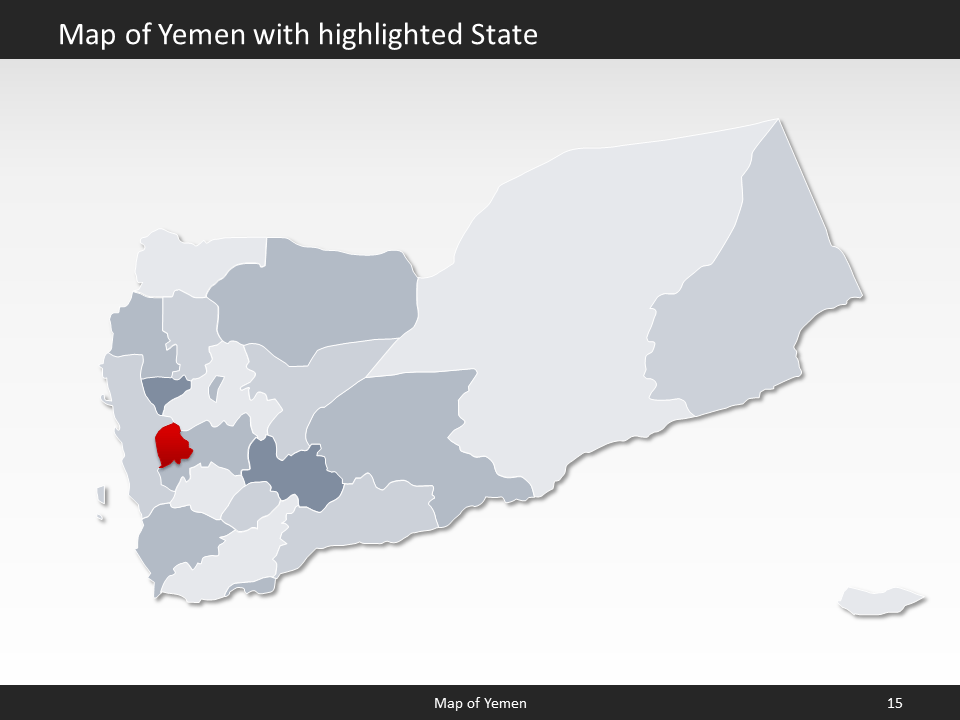 powerpoint map yemen
