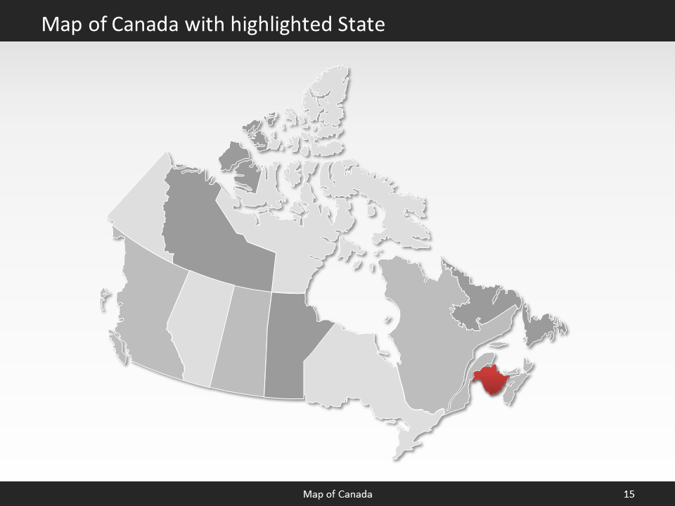 powerpoint map canada