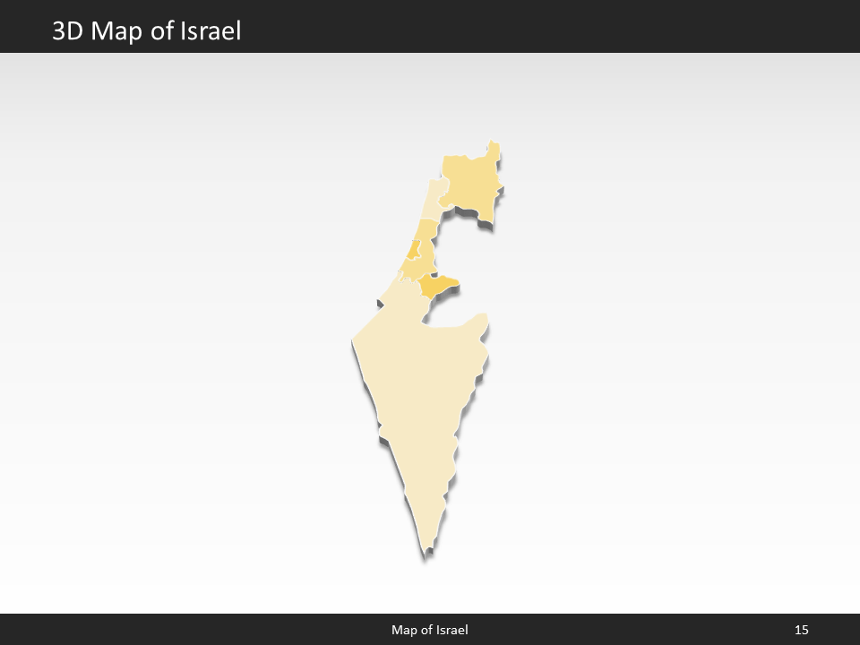 powerpoint map israel