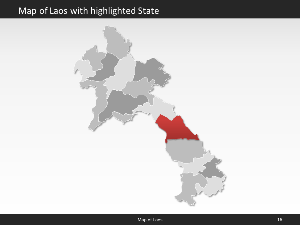 powerpoint map laos