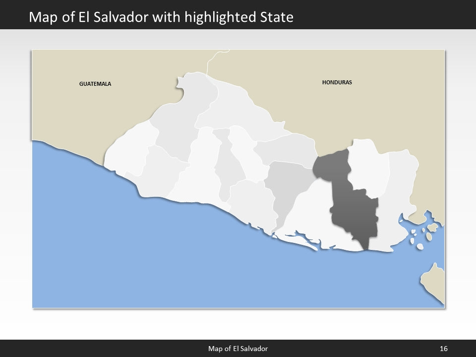 powerpoint map el salvador