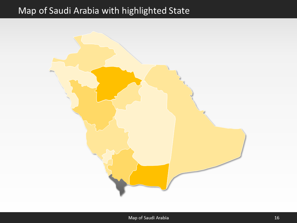 powerpoint map saudi arabia
