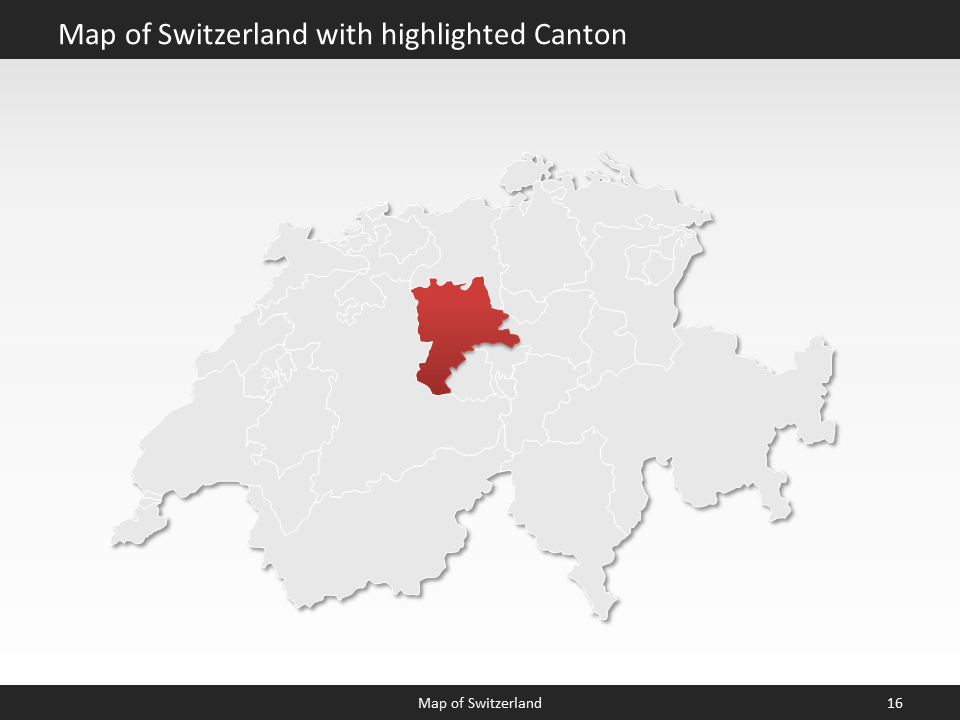 powerpoint map switzerland
