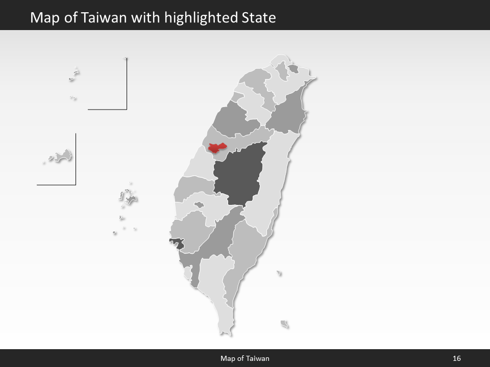 powerpoint map taiwan