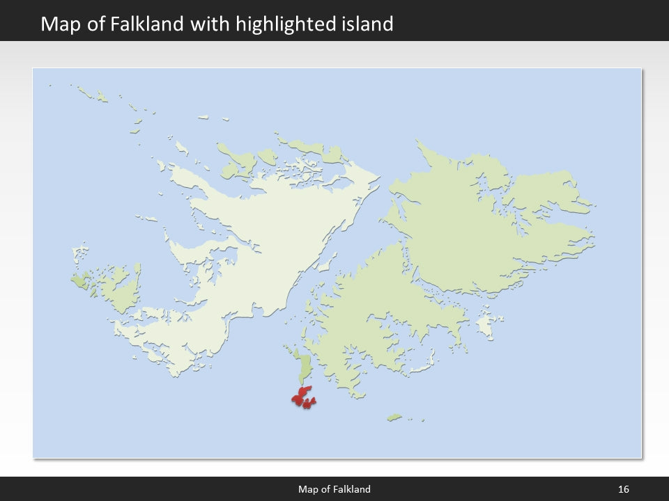 powerpoint map falkland islands