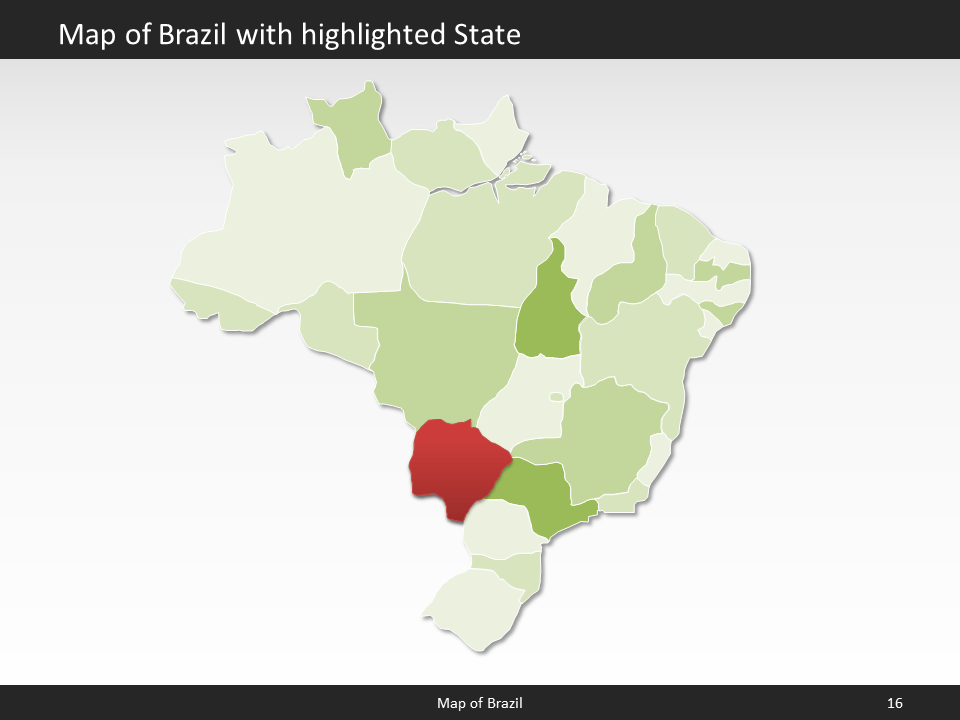 powerpoint map brazil