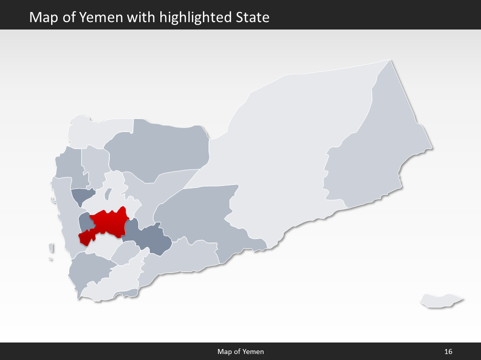 powerpoint map yemen