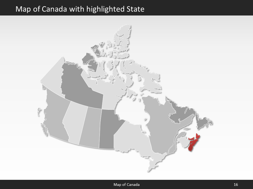powerpoint map canada