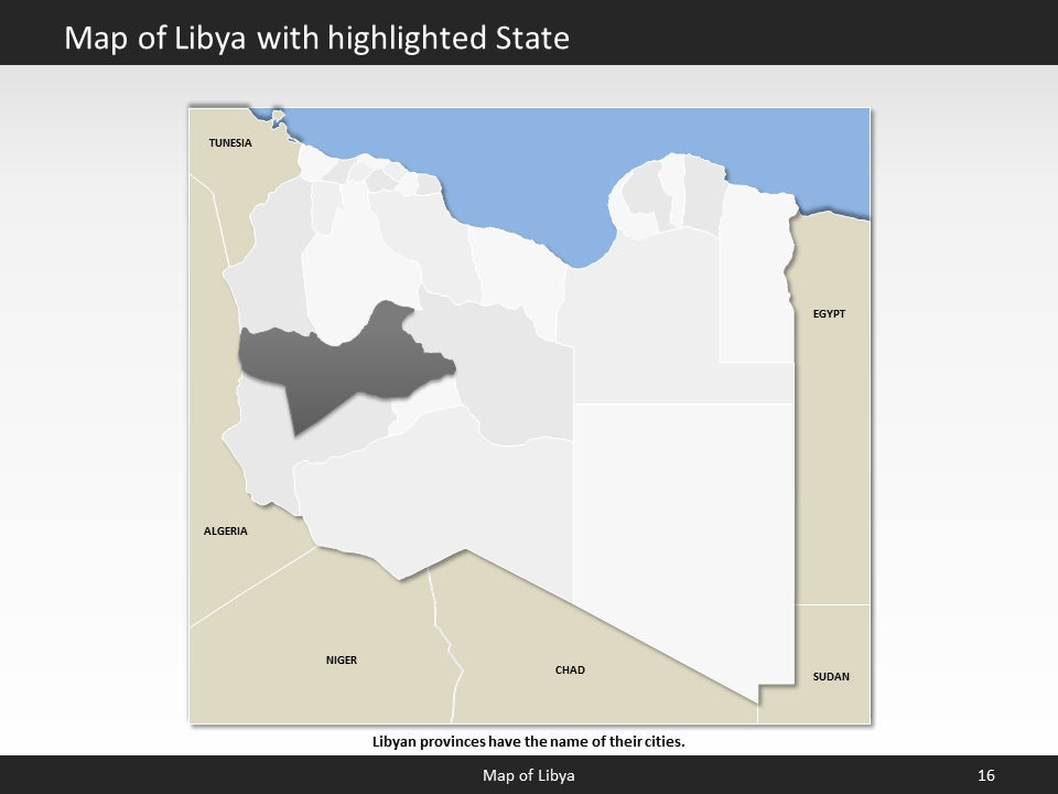 powerpoint map libya