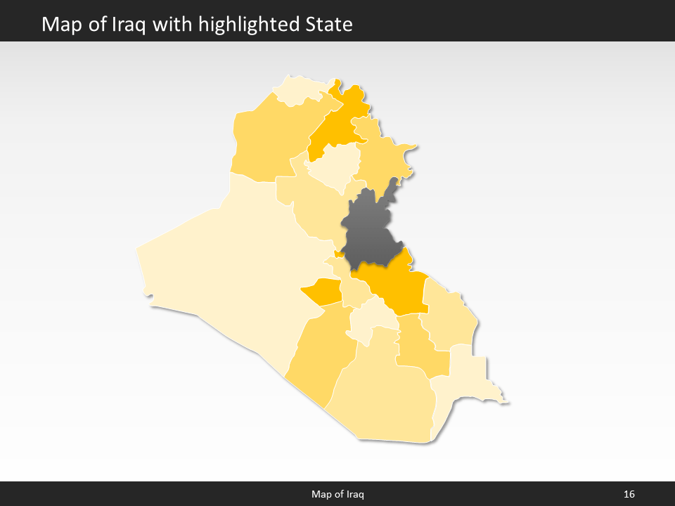 powerpoint map iraq