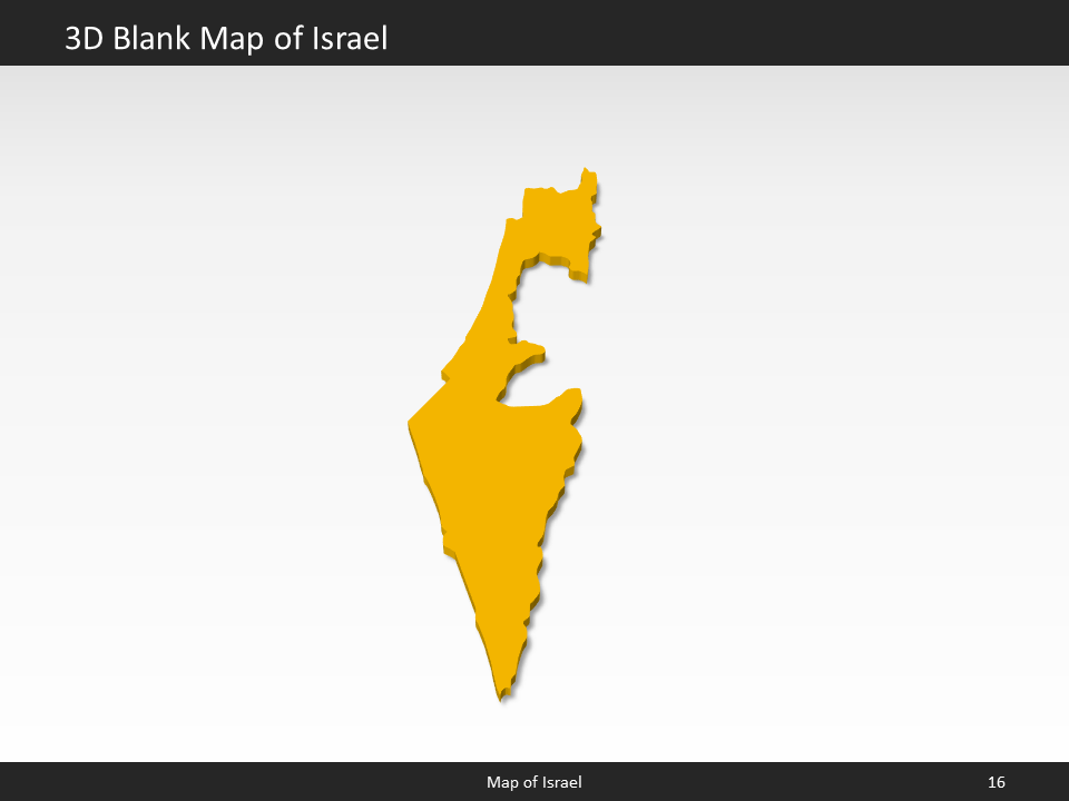 powerpoint map israel