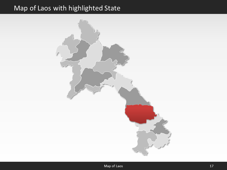 powerpoint map laos