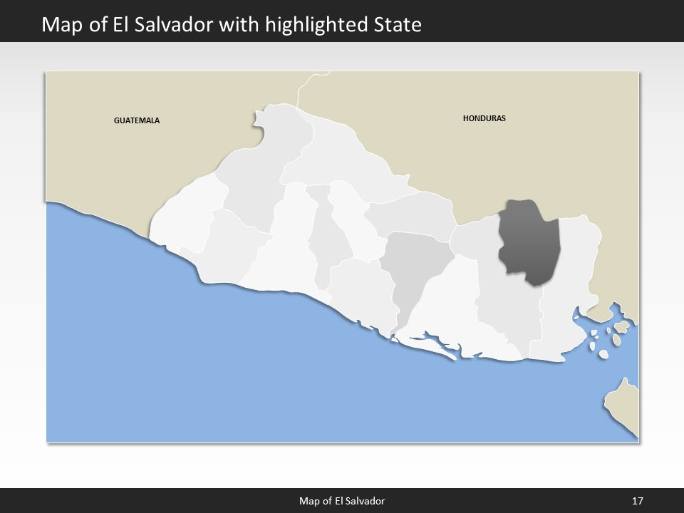 powerpoint map el salvador
